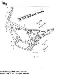 KT250 Frame / frame fittings