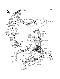 ZX600 Глушитель