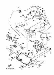 XP500 Radiator & hose