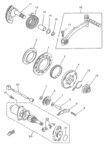 YA50R Стартер