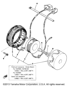 XS750E A - c - generator