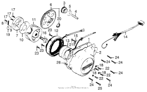 CB750 Alternator + crankcase cover