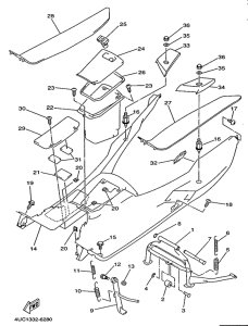 YP250 Stand. footrest
