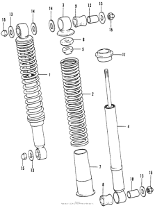 SL70 Sl70 rear shock absorber