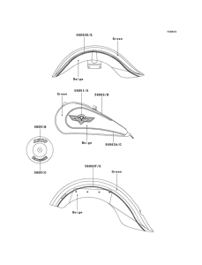 VN1500 Наклейки