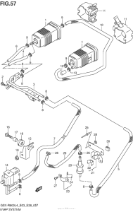 GSX-R600 Evap System (Gsx-R600L4 E33)