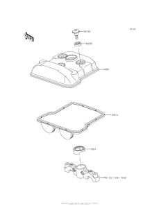  Крышка головки цилиндров
