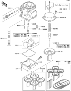 ZR1200 Карбюратор в разборе