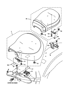 XV1700AS Сиденье