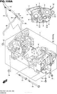 RM-Z250 Картер двигателя