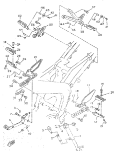 TZR50 Stand. footrest