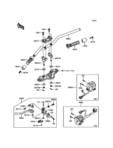 EX400 ハンドルバー
