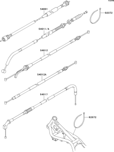 EL250 Тросы управления