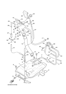 XC125 Топливный бак