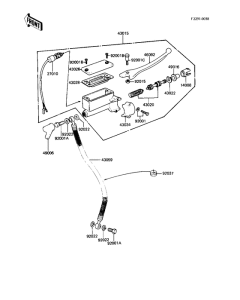 KZ440 Передний тормозной цилиндр