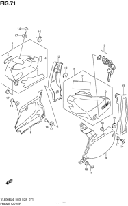 VL800B Frame Cover (Vl800Bl4 E28)