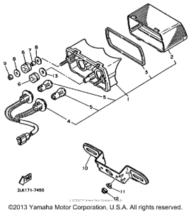 FZR750RT Фонарь