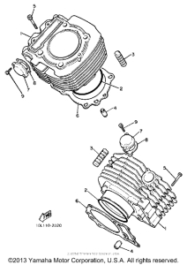 XV750U Цилиндры
