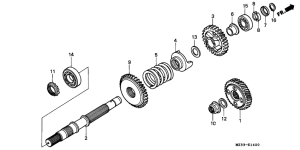 GL1500SE Shaft set final