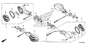 CBR600RR (ABS) Задний фонарь