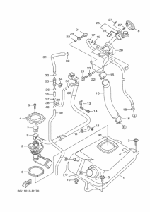 YW125X フユエルタンク