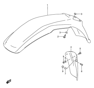DF200 Переднее крыло