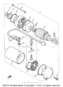 XJ550RH Стартер