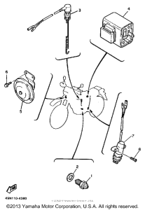 XT600TC (CA ED.) Электрика