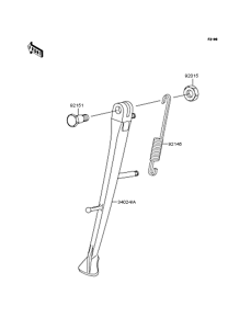 ZR1200 Подножка