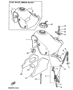 DT125E Rpservoir a carburant