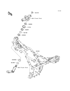 EX250 (ABS) Рама