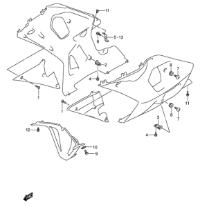 GSX-R600 Installation parts