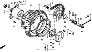 CT70 Переднее колесо