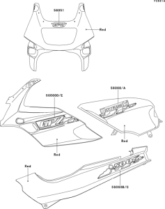  Decals(red)(ex500-e1)