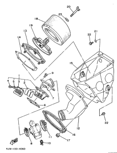 WR250Z Впускная система
