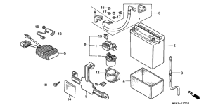 XRV650 Аккумулятор