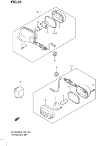 DR125 Поворотники