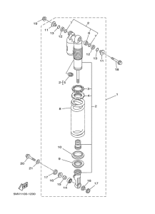 YZ125 Задняя подвеска
