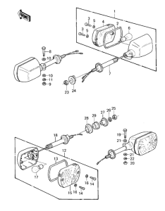 KZ550 Поворотники