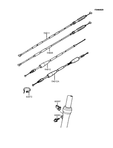 KX60 Тросы управления