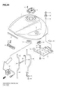 GSX1250 (ABS) Tank fuel