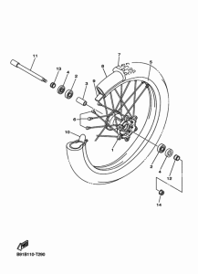  Переднее колесо