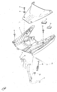 CW50RSP Stand. footrest