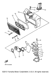 PW80K1 Впускная система