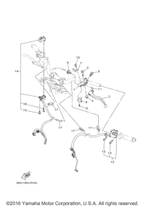 XSR900 Рулевые переключатели