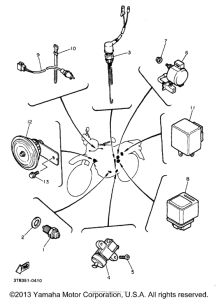 XT600ED Электрика