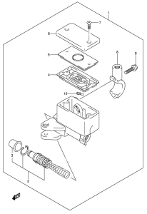 GSF650 (ABS) Передний тормозной цилиндр