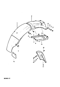 GS550 Заднее крыло