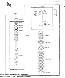  Абсорбер удавный в сборе задний
