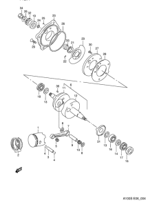 A100 Вал коленчатый